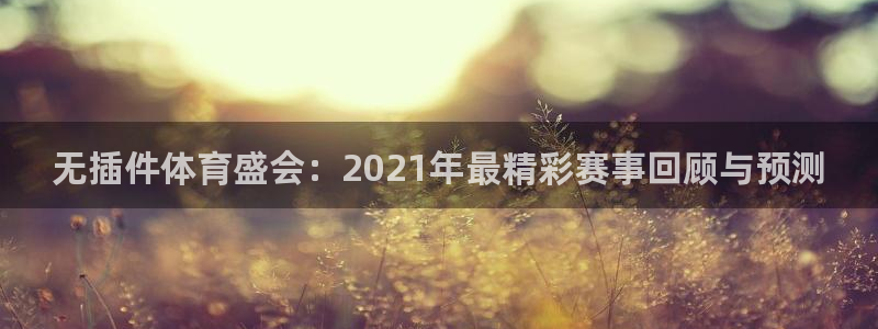 飞速体育nba直播吧：无插件体育盛会：2021年最精彩赛事回顾与预测